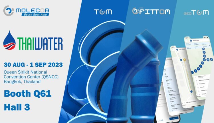 Molecor (SEA) Sdn Bhd Will Participate in Thai Water from August 30th to September 1st 2023.