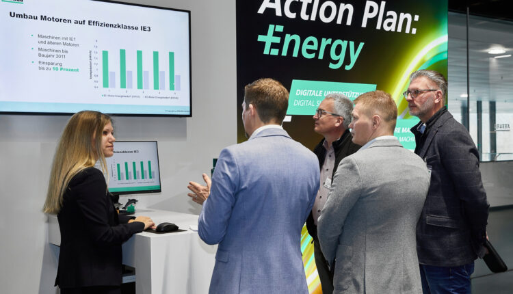 Energy efficiency was an important theme of the Arburg Anniversary Days 2023. The "Action Plan: Energy" generated a correspondingly high response.