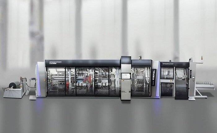 Efficient and sustainable production of polymer trays with the KMD 78.2 SPEED machine.